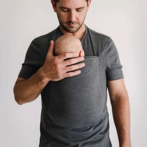 NWOT Lalabu Dad Shirt (Gray, Large)